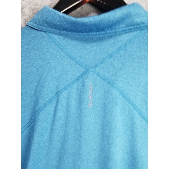 Hylete Polo Men's Medium Blue Athleisure Golf Outdoor Performance Comfort - Picture 7 of 8